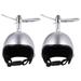 2PCS Safety Parrot Chicken Hat with Adjustable Chin Strap Hens Cover Small Costumes Accessories for Sun Rain Protections