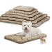 Heavy Duty Chew Resistant Crate Mats for Dogs Reinforced Megaruffs Dog Beds (Small - 23Â¾ L x 16Â¾ W)