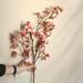 myvepuop Artificial flowers Artificial Cherry Peach Blossom Silk Flower Home Wedding Party Floral Decor C One Size