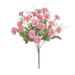 Clearance! Plertrvy Simulation Decorations Artificial Flowers Artificial Rose Flower Flowers Simulation Rose Wedding Bouquetss Fake Floral Rose Flower Silk Flower Hand Tied Bouquet Pink