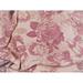10 Yard Lot Printed Liverpool Textured Fabric Stretch Soft Peach Old Rose Tan Floral J408