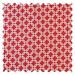 Sheetworld 100% Cotton Percale Fabric By The Yard Red Links 36 X 44