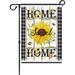 Sunflower Home Sweet Home Garden Flag Summer Bee Sunflower House Outdoor Flag - Spring Welcome Home Yard Farmhouse Decoration - Double Sided