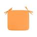 Kingtowag Outdoor Chair Cushions Square Strap Garden Chair Pads Seat Cushion for Outdoor Bistros Stool Patio Dining Room Seat Cushion Orange Clearance