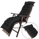 LELINTA Patio Chaise Lounge Cushion Thick Padded Indoor/Outdoor for Rocking Chair with Ties Only Cushion 47 & 61Inch