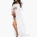Shldybc Maternity Maxi Pregnancy Dress Solid Color Pregnant Women s Dress Long Sleeve Off Shoulder Long Dress on Clearance