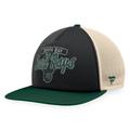 Men's Fanatics Branded Black/Green Tampa Bay Rays Cooperstown Collection Talley Foam Trucker Snapback Hat