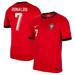 Men's Nike Cristiano Ronaldo Red Portugal National Team 2024 Home Replica Jersey