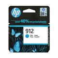 HP 912 Ink Cartridge Cyan 2.93ml