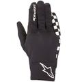 Alpinestars Reef Textile Motorcycle Gloves - Medium - Black / White, Black/white