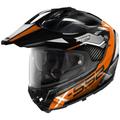 Nolan X-552 UC Graphic Motorcycle Helmet - 2X-Large (64cm) - Dinamo Carbon / Orange, Black/orange