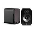 Q Acoustics 3020 Bookshelf Speakers (Pair) Black Leather