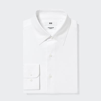 Uniqlo - Cotton Super Non-Iron Slim Fit Shirt - White - 3XL