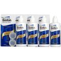 Boston Simplus Multi Action Solution 4 X 120ml - for Rigid Gas Permeable (RGP) Contact Lenses - Clean, Disinfect, Remove Protein, Condition,