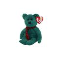 TY Beanie Baby Wallace The Emerald Green Bear