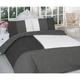 (Double, Suede Patch Black) Suede Patch Duvet cover set Pillowcases