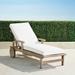 Cassara Chaise Lounge with Cushions in Weathered Finish - Glacier - Frontgate