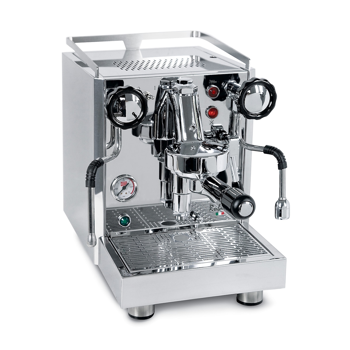 Quickmill 0981 Rubino Siebträger Espressomaschine mit Brühgruppe E61
