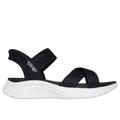 Skechers Women's Slip-ins: Ultra Flex 3.0 - Never Better Sandals | Size 8.0 | Black | Textile | Vegan | Machine Washable