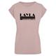 T-Shirt MERCHCODE "Merchcode Damen Ladies Layla - Limited Edition T-Shirt" Gr. XXL, rosa (duskrose) Herren Shirts T-Shirts