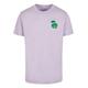 T-Shirt MERCHCODE "Merchcode Herren Beatles - Apple Words T-Shirt" Gr. 5XL, lila (lilac) Herren Shirts T-Shirts