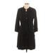 Free People Casual Dress - Shirtdress: Black Dresses - Women's Size Large