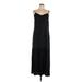 Vivienne Tam Casual Dress - A-Line V-Neck Sleeveless: Black Solid Dresses - Women's Size Large