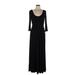 Calvin Klein Casual Dress - Maxi: Black Dresses - New - Women's Size 12
