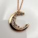 Free People Jewelry | Boho Golden Crescent Moon Necklace | Color: Gold | Size: Os