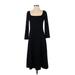 Gap Casual Dress - Midi: Black Solid Dresses - New - Women's Size Small