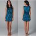 Anthropologie Dresses | Gryphon Silk Summer Tiger Print Dress Small Msrp $320 | Color: Black/Blue | Size: S