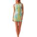 Lilly Pulitzer Dresses | Lilly Pulitzer Mila Shift Dress Sun Dance Small Print - Size 0 | Color: Green/Yellow | Size: 0