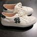 Kate Spade Shoes | Kate Spade Fez Sneaker White Dove & Black Dots Womens Size 8 | Color: Black/White | Size: 8