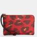 Coach Bags | Coach Corner Zip Wristlet With Leopard Print | Color: Gold/Red | Size: 6.25”X4”X1/2”