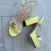 Gucci Shoes | Gucci Marmont Platform Heel | Color: Yellow | Size: 6.5