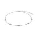 ANIA HAIE 925 Sterling Silver Bohemian Palm Leaf Chain Thin Choker Collar Minimalist Necklace for Women & Gift