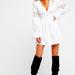 Free People Dresses | Free People Lindsey Mini Dress Size 12 | Color: White | Size: 12