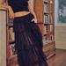Free People Skirts | Free People Let's Go Girls Maxi Skirt Convertible Dress Slip Black Lace S | Color: Black | Size: S