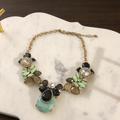 J. Crew Jewelry | J Crew Gemstone Necklace | Color: Blue/Brown/Green/Red | Size: Os