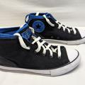 Converse Shoes | Converse All Star Chuck Taylor Black/Blue (Mesh) High Tops 659022f Junior Size 6 | Color: Black/Blue | Size: 6bb