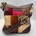 Coach Bags | Coach Holiday Multicolor Leather Patchwork Convertible Shoulder Crossbody Bag | Color: Brown | Size: ~10” X 9.5”