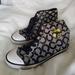 Coach Shoes | Coach High Top Sneakers | Color: Black/White | Size: 6.5