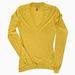 Burberry Sweaters | Burberry London Gold Silk Cashmere V-Neck Jumper Sweater Sz S | Color: Gold/Yellow | Size: S