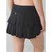 Lululemon Athletica Shorts | Lululemon Run: Pace Setter Skirt In Black Size 6 | Color: Black | Size: 6