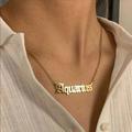 Urban Outfitters Jewelry | 3/$30 Aquarius Zodiac Necklace | Color: Gold | Size: Os