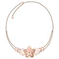 Michael Kors Jewelry | Mk Rose Gold-Tone Floral Pendant Necklace | Color: Gold | Size: Os