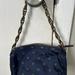 J. Crew Bags | J. Crew Navy, Silk Barrel Bag With Small Tennis Racket Print--New W/O Tags | Color: Blue | Size: Os