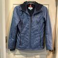 Columbia Jackets & Coats | Columbia Sportswear Omni-Heat Mighty Lite Hooded Plush Jacket Insulated Size M | Color: Blue | Size: M