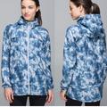 Lululemon Athletica Jackets & Coats | Lululemon Miss Misty Jacket Full Zip Winderbreaker Alberta Silver Fox Blue S | Color: Blue/White | Size: S