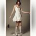 Anthropologie Dresses | Anthropologie (Aureta Studio) Fit&Flare Mini Dress In White Size M New With Tags | Color: White | Size: M